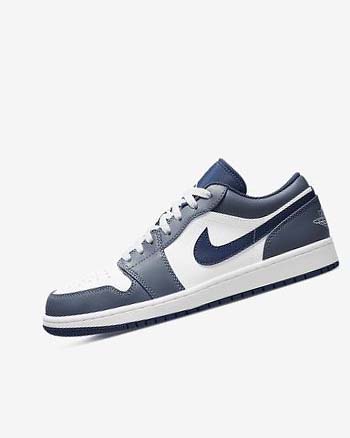 Nike Air Jordan 1 Low Azul Marino Blancos | MX 4642